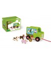 Scratch -  農場動物拉車玩具
