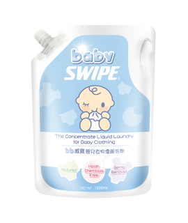 babySWIPE - BB威寶 嬰兒衣物濃縮洗劑(補充裝) 1800ML