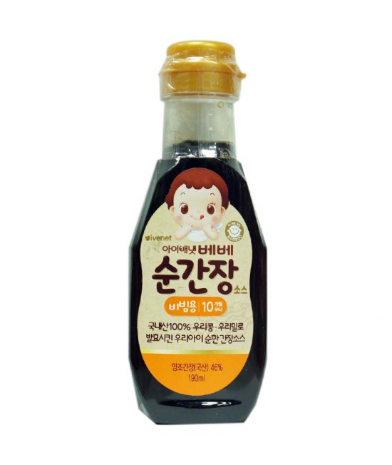 IVENET貝貝 幼兒專用調味醬油 (食餸用) 190ml 