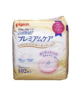 PIGEON PREMIUM CARE乳墊102片(敏感皮膚用)